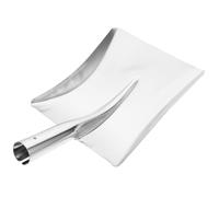 TOBBOMEY Pala da Neve in Acciaio Leggera e Portatile Pala Spazzatura in Metallo per Pulizia Casa e Esterni Design Elegante con Ampia Apertura Facile da Trasportare e Assemblare