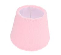 TOBBOMEY Paralume in Peluche Rosa per Lampada da Tavolo e Sospensione Paralume Soffice e Sostitutivo Copertura Elegante per Lampada da e Plafoniera