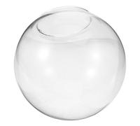 TOBBOMEY Paralume in Vetro Trasparente Sostituzione Facile per Lampade Soffitto e Sospensione Paralume Plafoniera Leggero e Versatile per Illuminazione