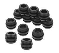 TOBBOMEY Paraurti in Gomma per Biliardino 12 Pezzi Boccole e Rondelle Antiscivolo 3X3X25 CM per Aste di Calcio Balilla Accessori Resistenti per Gioco Competitivo a Casa e Ufficio