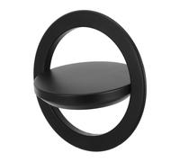 TOBBOMEY Pattumiera Incassato in Acciaio con Sportello Battente Design Rotondo per Piano Cucina e Bagno Resistente e Integrato al Top