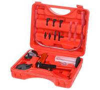 TOBBOMEY Pompa Vuoto Manuale Professionale per Auto Kit Tester Pressione per Spurgo Freni e Controllo Sistemi Sottovuoto Strumento per Diagnostica e Riparazioni Auto
