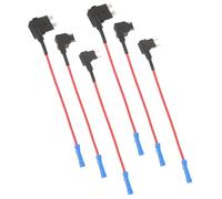 TOBBOMEY Porta Fusibili Assortiti Supporto Fusibili Per Auto Fusibile E Heavy Duty Fuse Taps Per Protezione Cablaggio Veicoli