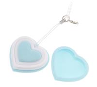 TOBBOMEY Pulitore Schermo Per Smartphone e Occhiali Pendente Decorativo Forma Di Cuore Panno Morbido Per Rimuovere Macchie e Impronte Multiuso Per Dispositivi Elettronici e Obiettivi
