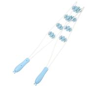 TOBBOMEY Rullo Massaggiante Rulli per Gambe e Schiena, Strumento Manuale per Massaggio Shiatsu, Allevia Tensioni Muscolari, Portatile per Casa, Palestra e Viaggio, Colore Blu