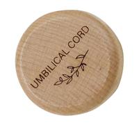 TOBBOMEY Scatola Portasouvenir Ombelicale in Legno con Chiusura Ermetica Organizer Compatto per Ricordi Custodia Protettiva per Capelli Denti e Ricordi di Gravidanza