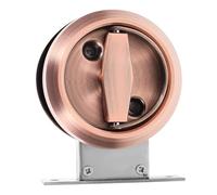 TOBBOMEY Serratura Doppia Faccia in Acciaio Inox con Maniglia Incassata Nascosta Design Arrotondato Porte Scorrevoli Installazione Semplice e Accessori Completi