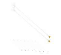 TOBBOMEY Set 10 Pezzi Basi Adesive e Bandiere in Poliestere per Finestrino Auto, Pennoni Portabandiera Ventosa per Decorazioni Esterne ed Interne, Resistenti e Colori Vivaci per Viaggi