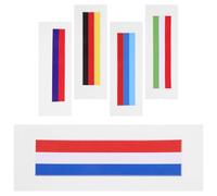 TOBBOMEY Set 5 Adesivi per Volante Auto Pvc Autoadesivi Decorazione per Volante, Decalcomanie per Carrozzeria Fai da Te, Decorazione Frontale Auto per Personalizzazione Veicolo