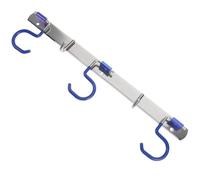 TOBBOMEY Set 5 Pezzi Ganci da Parete in Acciaio Resistente Porta Scope e Ganci Multifunzionali per Asciugamani Cappelli Chiavi Organizer Salvaspazio per Bagno Cucina e Soggiorno