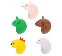 TOBBOMEY Set 5 Protezioni Angolari in Silicone Animali, Copertura Paraspigoli Morbida e Sicura per Tavoli e Mobili, Adatta a Legno, Vetro e Marmo, Protezione Antiurto per Casa