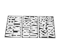 TOBBOMEY Set Adesivi Lettere e Cifre Autoadesivi 3 Pollici per Cassette Postali, Cartelli e Decorazioni Esterne, Resistente alle Intemperie, per Scrapbooking e Segnaletica Personalizzata