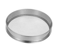 TOBBOMEY Setaccio per Terreno da Giardino in Acciaio Resistenti Crivello Manuale con Maglia Mesh per Setacciatura Efficiente di Pietre e Compost Strumento per Orto e Bonsai