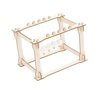 TOBBOMEY Sfere Pendolo Newton DIY per Esperimenti Scientifici Educativo Kit per Studenti Naturali Materiale R
