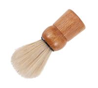 TOBBOMEY Spazzola Per Schiuma Da Barba Retrò Con Manico in Legno Spazzola Per La Della Barba Per Rasatura Del Viso Per Viaggi