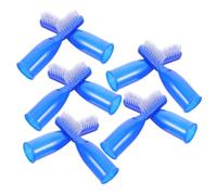 TOBBOMEY Spazzolini da Dito Portatili 10 Pezzi, Mini Spazzolini da Denti per Carceri Setole Morbide, Design Sicuro in Plastica Leggera, Igiene Orale per Detenuti e Ospedali, Compatto