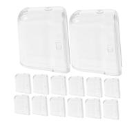 TOBBOMEY Spazzolino Da Viaggio Da 20 Pezzi Per Spazzolini Da Denti Materiale Trasparente Facile Da Vedere Le Condizioni Dello Spazzolino Adatto Per Spazzolini Da Denti Manuali Ed Elettrici