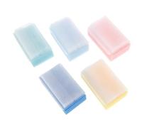 TOBBOMEY Spugne la Pulizia del Bagnetto e Spazzole per Chioma per Ragazzo Ragazza 5 Pezzi, Set Multicolore Morbido per Massaggio Tattile e Scrub Cuoio Capelluto Ragazzo Colore Casuale