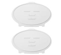 TOBBOMEY Stampo per maschera viso fai da te da 2 pezzi: piastra per la creazione di maschere facciali per fango di alghe, accessorio riutilizzabile per la della pelle per donne, strumenti per il