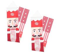 TOBBOMEY Striscione Natalizio per Porta in Poliestere Resistente Decorazione Distico Festiva per Portico e Ingresso Cartello Decorativo Tema Natalizio Vivace per Atmosfera di Festa