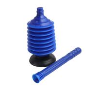 TOBBOMEY Sturalavandini A Pressione per WC Accessori per Il Bagno Sturalavandini A Pressione per WC Sturalavandini A Fisarmonica per WC Accessori per WC Resistenti Blu