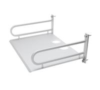 TOBBOMEY Supporto Router Wifi da Parete in Alluminio Mensola Sospesa per Stazione Tv e Organizzatore Casa Montaggio per Spazi Ordinati e Funzionali