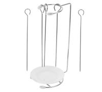 TOBBOMEY Supporto Spiedini Barbecue Inossidabile Resistente per Grigliare Carne Verdure e Multifunzione con Aghi Adatto Tipologie Spiedini e Arrosticini