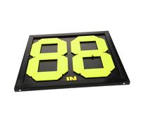 TOBBOMEY Tabellone Sostituzioni Calcio Manuale Bifacciale con Numeri Visibili per Arbitri Strumento Durevole per Gestione Veloce e Precisa dei Cambi in Partite di Calcio