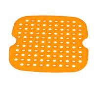 TOBBOMEY Tappetino in Silicone per Friggitrice ad Aria Quadrato Antiaderente e Riutilizzabile Pad da Forno Microforato per Cottura Uniforme di Carne e Verdure Lavabile in Lavastoviglie