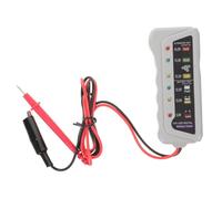 TOBBOMEY Tester Batteria Auto Professionale Analizzatore Impianto Batteria Veicoli e Moto con LED Indicatore Strumento Diagnostico Duraturo e Pratico per Auto Compatibile con Batterie