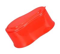 TOBBOMEY Toilette Portatile in Pvc Rinforzato Rosso Per Adulti Wc Temporaneo Da Campeggio e Viaggio Struttura Robusta e Design Compatto Per Escursionismo e Uso Indoor