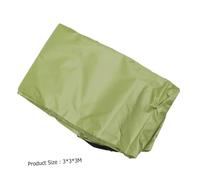 TOBBOMEY Vela Parasole Triangolare Da 3 m Per Esterni, Telo Ombreggiante Con Corda e Borsa, Protezione Solare Per Campeggio, Giardino e Picnic, Facile Da Montare e Trasportare