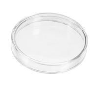 TOBBOMEY Vetrino Petri in Vetro Borosilicato Resistente Alte Temperature per Colture Cellulari e Microbiologia in Laboratorio Piatto per Osservazione e Maneggevolezza Facilitata
