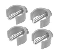 TOBBOMEY Walker And Crutch Clips in Robust Plastic, C Shaped Clamp For Mobility Aids, Compatible With Various Walking Environments, Secure Locking Mechanism, Pack Of 1