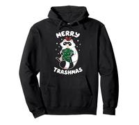 Tobe Fonseca Merry Trashmas Raccoon Funny Animal Holiday Felpa con Cappuccio