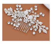 ToBe-U Cristallo copricapo da sposa fascia Wedding dei capelli della perla della vite con strass Accessori per capelli Taglia unica