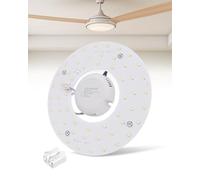TobeBright Corina Circolare LED 16W Luce Naturale 4000K Modulo Di Ricambio Circolare Della Luce Al Neon, Magnetico Base per Lampada da Soffitto in Ferro LED 220V