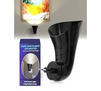 TobeBright Faretto da Parete GU10 con Spina, Applique da Interno Orientabili, Wall Washer per Presa a Muro, Portalampada GU10, Girevole 360°, Max 10W LED (Lampadina Esclusa)