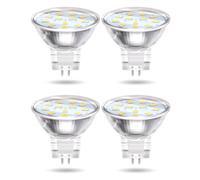 TobeBright GU4 MR11 LED Lampadina 2W, 12V Bianco Caldo, 250LM, Sostituzione Alogena 20W, Compatibile G4, Non Dimmerabile, Confezione da 4 Pezzi