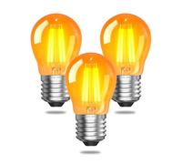 TobeBright Lampadina LED E27 Luce Calda,2,5W Lampadina Vintage E27 G45,2200K,200LM,Ambra Lampadine per Lampade,Equivalenti a 20-25W,Non Dimmerabili, 3 Pezzi