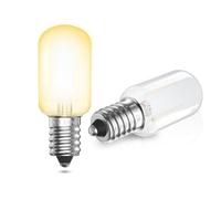 TobeBright Lampadine LED E14 Luce Calda 1W T22 Non Dimmerabile Luce Notturna, Lampadine LED E14 Equivalente 15W del Frigorifero Cuppa Cucina AC 220V-240V, Confezione da 2