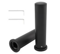 Tobefore Olympic - Manicotto adattatore (2 pezzi) - Converte i pali standard da 2,5 cm in pesi standard da 5,1 cm, cintura autobloccante per allenamento