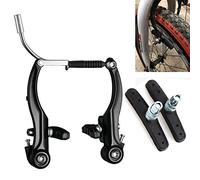 Tobefore Set di freni per bici, set di freni a V per la maggior parte delle pinze freno a V, set di ricambio per MTB, bici da strada, BMX, E Bike (2 pastiglie per freni per bicicletta e 1 set di freni