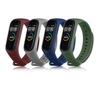 Tobfit 4 Cinturini per Mi Band 4/Mi Band 3, Cinturino Silicone di Morbido Traspirante di Colorati per Xiaomi Mi Smart Band 4/ Xiaomi Mi Band 3 (4PACK-2)