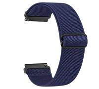 Tobfit Regolabile Elastico Sgancio Rapido Cinturino Orologio in Nylon per Uomo Donna, 20mm 22mm Cinturino per Samsung/Garmin/Fossil/Amazfit/Huawei/Xiaomi/Suunto (Blu navy, 22MM)