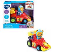 VTech Macchinina parlante Tobia Pronti, Partenza, Via – 2 modalità, 45+ canzoni, 12-36 mesi