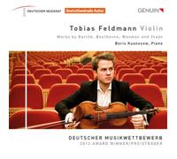 Tobias Feldman Tobias Feldman: Works By Bartok, Beethoven, Waxman and Ysaye (CD)