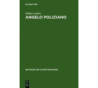 Tobias Leuker Angelo Poliziano (Copertina rigida) Beiträge Zur Altertumskunde
