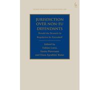 Tobias Lutzi Jurisdiction Over Non-EU Defendants (Copertina rigida)
