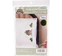 Tobin Design Works Crafts Stamped Pillowcase Pair per Ricamo, 50,8 x 76,2 cm